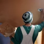 Building a Tiny Home :: Bedroom Plaster