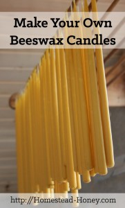 The process of making beeswax candles is fun and beautiful. Check out this photo tutorial of how to make beeswax candles at home. | Homestead Honey