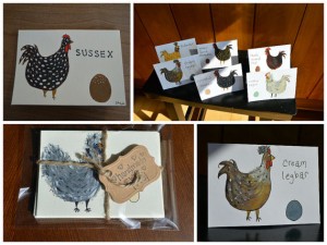 Chicken note Cards from Olive Egg Farm