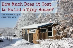 The cost of building a tiny house