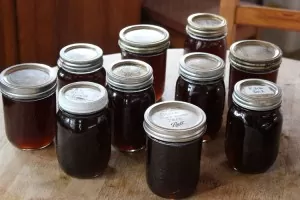canned black walnut syrup