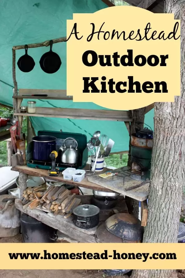 A Homestead Outdoor Kitchen | Homestead Honey