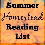 Summer Homestead Reading List