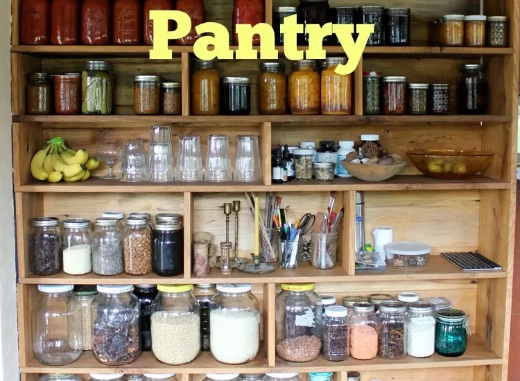 A custom built homestead pantry for our tiny house | Homestead Honey