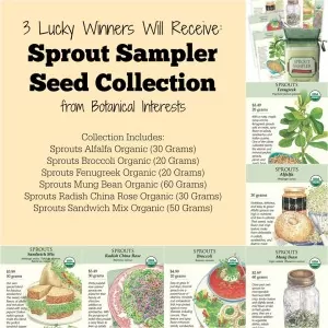 Sprouts giveaway from Botanical Interests