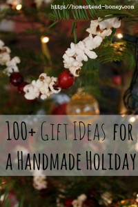 Over 100 DIY Gift Ideas for a homemade holiday season | Homestead Honey