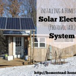 Installing a Homestead Solar Electric System
