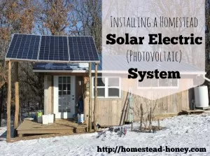 Installing a Solar Electric system on our tiny house | Homestead Honey