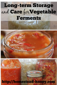 The best ways to care for and store your homemade vegetable ferments | Homestead Honey