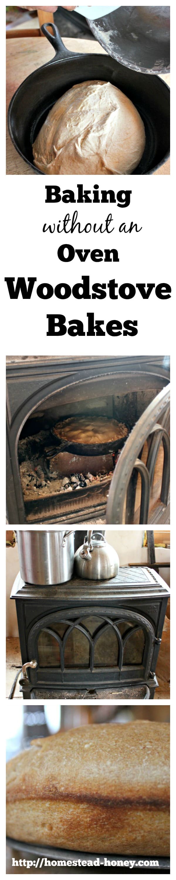 No oven? No problem!  Wood stove bakes are a fun way to bake your favorite food without an oven. | Homestead Honey
