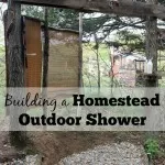 A Homestead Outdoor Shower