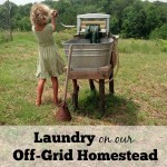 Laundry on our Off-Grid Homestead