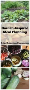 Using the garden's bounty as inspiration for your meal planning | Homestead Honey
