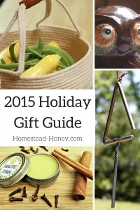 Homestead Honey's 2015 Holiday Gift Guide, a collection of small businesses, run and owned by Homesteading women! | Homestead Honey