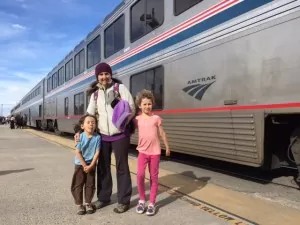 All aboard! Train travel with kids can be an affordable and fun way to see the country. Here are my best tips on how to travel by train, on a homesteader's budget | Homestead Honey