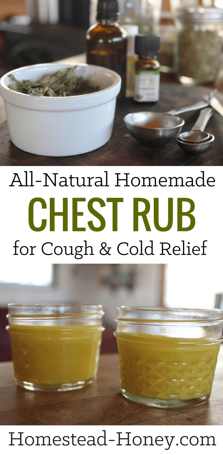 homemade cold relief chest rub