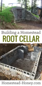 Building a Homestead Root Cellar eBook - a step-by-step guide to building your own root cellar.