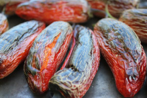 Jalapenos have been fire-roasted in preparation for fermentation. | Homestead Honey