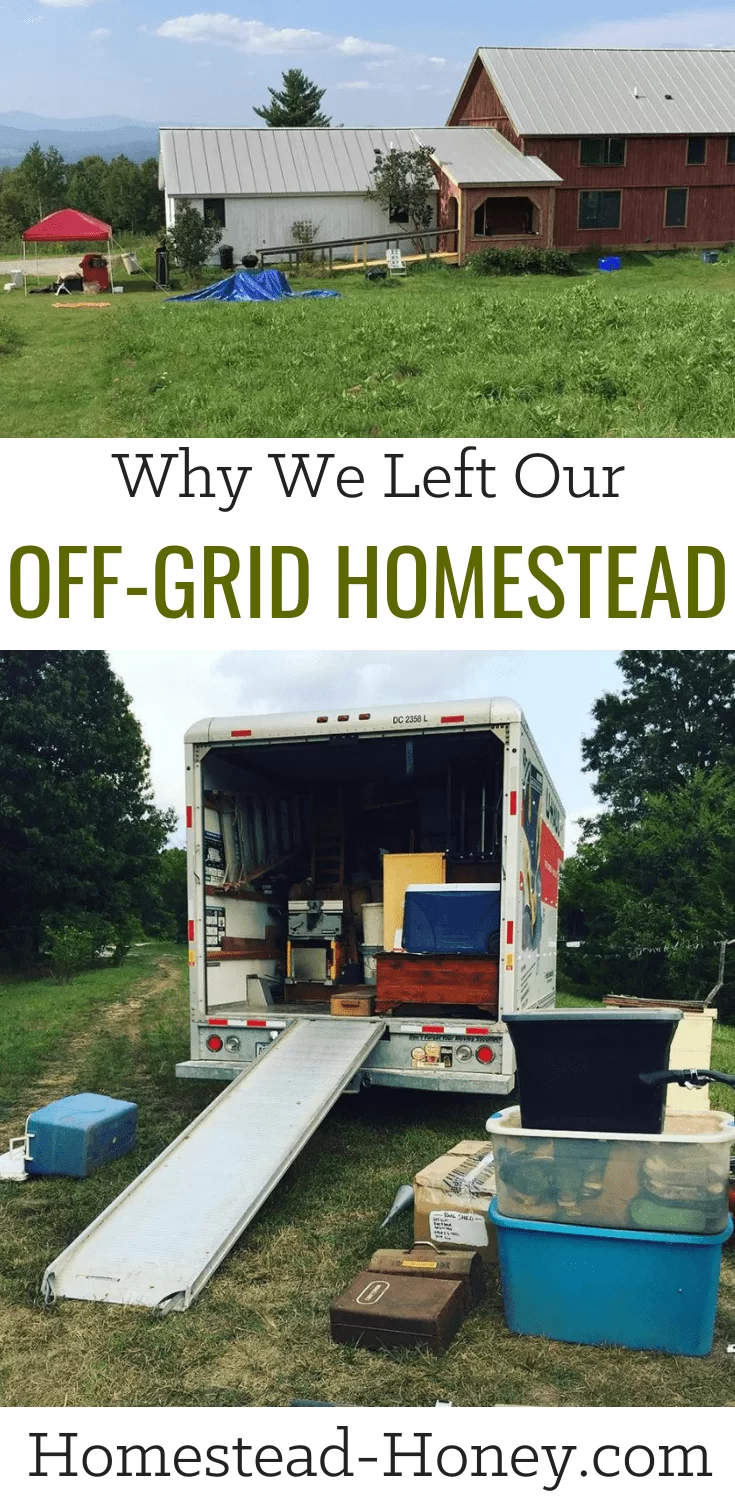Why we left our off-grid homestead |  Having lived in our off-grid tiny house self-sufficiently with our small kids for several years we decided to leave. Find out why and what's next |#homesteading #offgridliving
