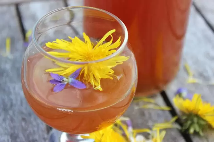 A sweet, fizzy wildflower kombucha captures the taste of summer in a fermented beverage