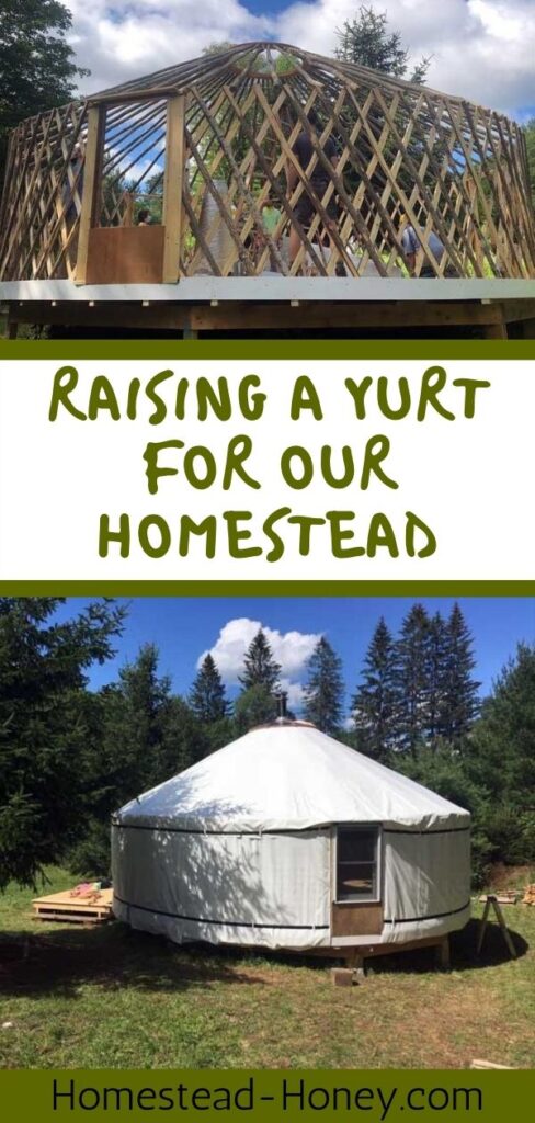 building a yurt for our off grid homestead pin