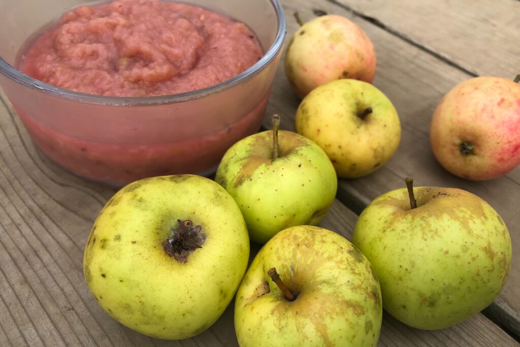 crabapple sauce is one of many excellent uses for crabapples